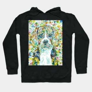 BEAGLE watercolor portrait .1 Hoodie